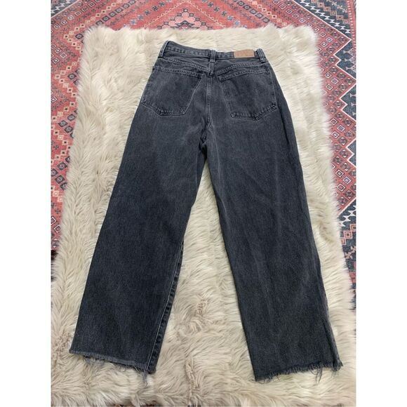 Madewell Baggy Straight Jean Raybard Wash Raw Hem Size 26 - Picture 2 of 8